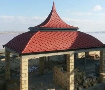 boru aksesuarları: Metal dam örtükləri, rəng - Qırmızı, Pulsuz çatdırılma, Zəmanətli, Kredit var — 8