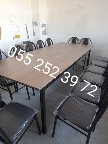 stul ev ucun: Qonaq otağı üçün, Yeni, Açılmayan, Dördbucaq masa — 4