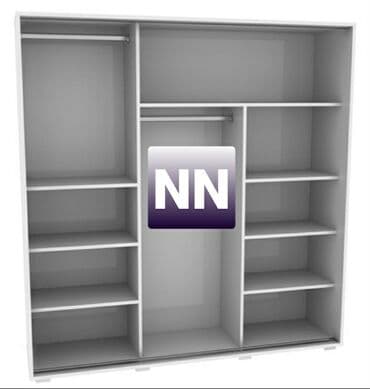 Düz dolab, Qonaq otağı üçün, Dəhliz üçün, Yataq otağı üçün, Şifonyer, Açılan, Korpuslu, 1 qapı