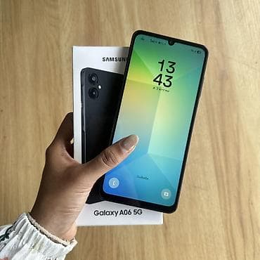 Samsung Galaxy A06, 64 GB, rəng - Qara, Barmaq izi