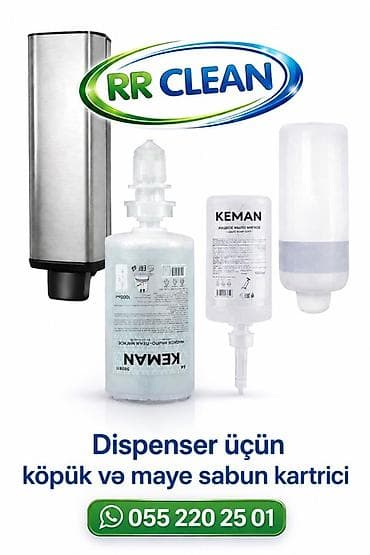 redmi note 8 kreditle: Dispenser üçün köpük və maye sabun kartricləri - Brend: RR Clean / — 1