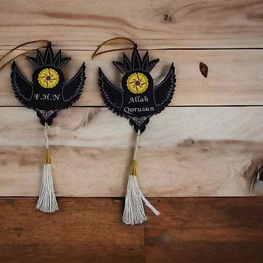 vito aksesuarlar: Avtomobil üçün asılqan,brelok.taxtadan istenilen dizaynda hazırlanır — 2