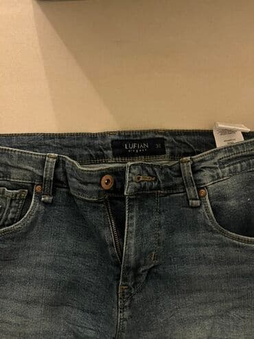 goy daş: Lufian kişi cins şalvarı - Model: Lufian Elegant - Ölçü: 31 (etiketdə — 2