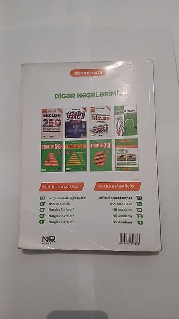Məhsul: “İngilis Dili – Grammar & Vocabulary” (Nərgiz R. Nəcəf) — 2
