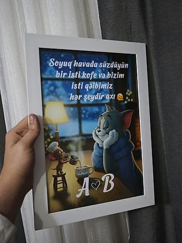 dekor evler: Şəxsi dizaynlı çərçivəli poster/tablolar - Fotoşəkilləriniz, ad/baş — 10