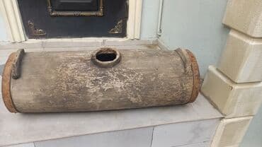 silikon formalar: Taxta süd çalxası (yağ çırpma çəlləyi) - Material: qalın massiv ağac — 2