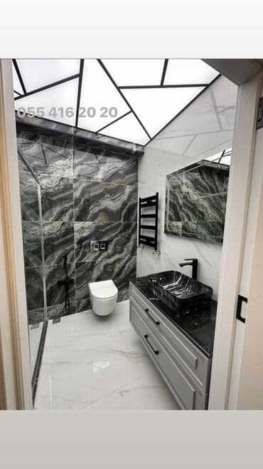 Asma tavan, Şüşə, Suyadavamlı, Pulsuz çatdırılma, Ödənişli quraşdırma, Zəmanətli