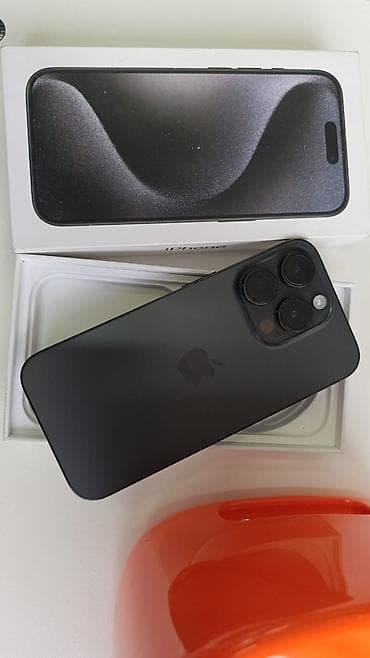 100 manata telfon: IPhone 15 Pro, 128 GB, Black Titanium, Zəmanət, Kredit, Sənədlərlə — 1