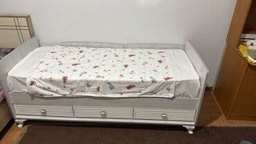 купить кровать трансформер: Oğlan və qız üçün, Dördbucaq, Beşik, Dəst ilə, Matras ilə, Yellənmə mexanizmsiz — 2