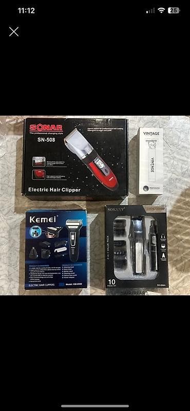 3 birinde printer: Saç qırxan maşın, Kemei — 1