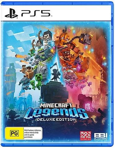 Видеоигры и приставки: PS5 üçün “Minecraft Legends: Deluxe Edition” disk versiyası. Məzmun — 1