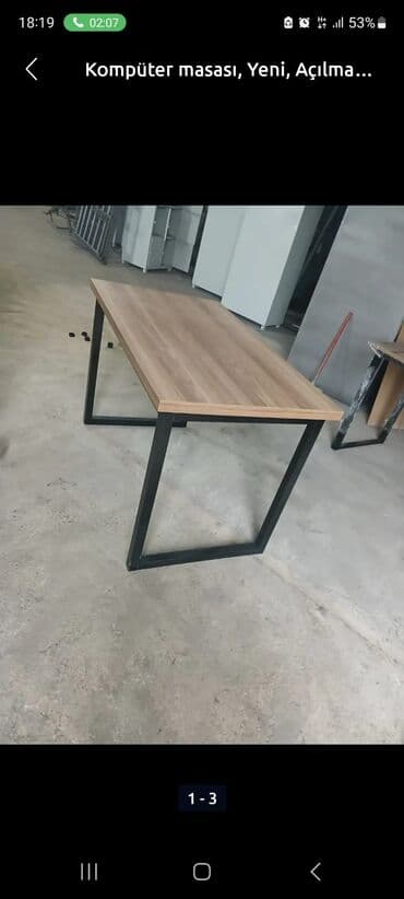 dibcek gulleri ve adları: Kompüter masası, Açılmayan, Laminat, Dördbucaq masa — 2