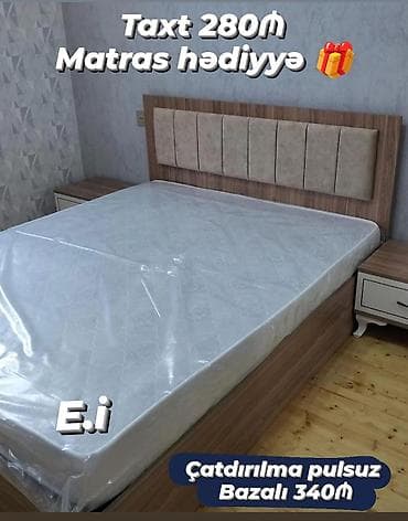 2 mərtəbəli carpayi: Yeni və Sifarişlə Taxt 260_azn Ölçü 2/1.60 Reng secimi var — 3