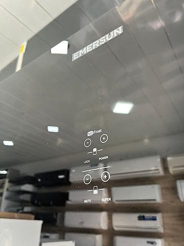 irşad electronics iphone x: Yeni 2 qapılı Emersun Soyuducu Satılır, rəng - Qara, Dispenserli — 3