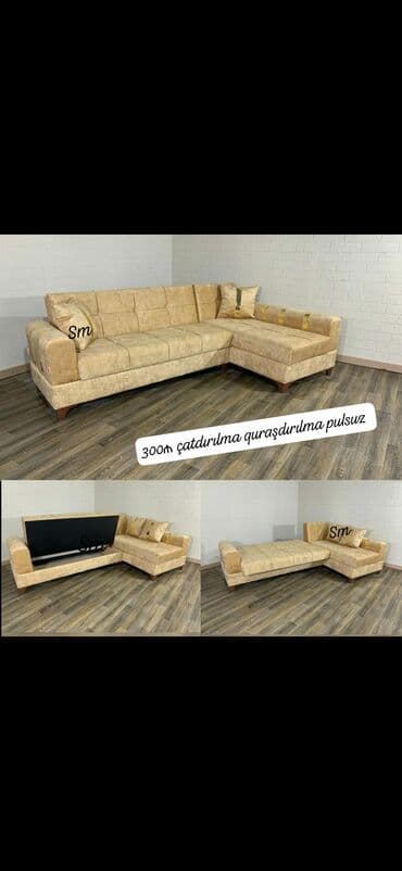 Künc divan, Yeni, Açılan, Bazalı, Parça, Şəhərdaxili pulsuz çatdırılma