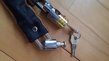 Velosiped ehtiyyat hissələri: Dəmir velosipet və skuter üçün zincir kilit.Şəkildə orjinal hologramı — 1