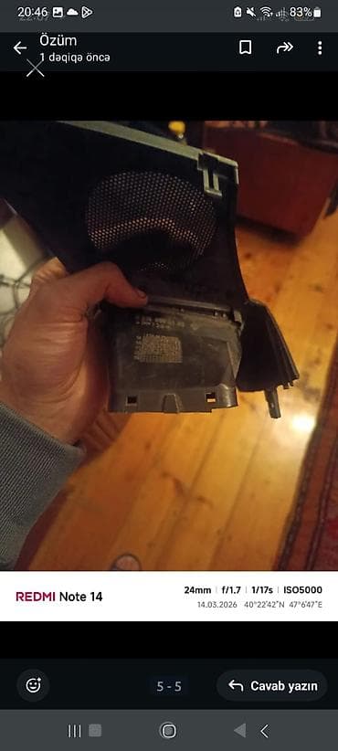 volkswagen jetta 6: Məhsul: Avtomobilin ön qapısının üçbucaq forqmalı akustik paneli — 3