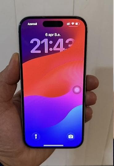 apple 4s əsli: IPhone 15, 128 GB, Ağ, Face ID — 5