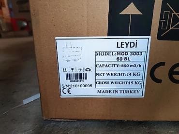 Вентиляторы: Aspirator metbex üçün hava çəkən Leydi Şüşə model Sensr düymələr — 5