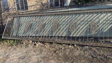 Dəmir darvaza/panel hasar Unvan Gəncə 7.40/1.70 350azn razilawma