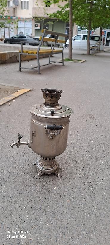 İşlənmiş Od Samovar, 5 l, Pulsuz çatdırılma