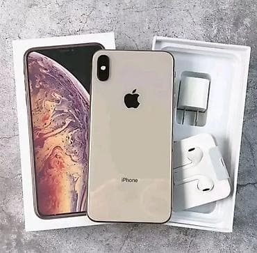 iphone xs max kredit: IPhone Xs, 256 GB, Matte Gold, Zəmanət, Face ID, Sənədlərlə — 1