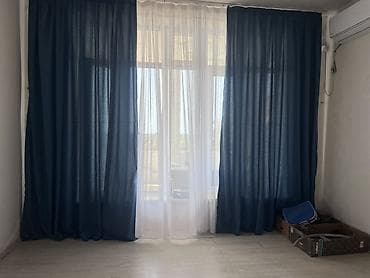 Ev üçün dekor: Qara-mavi qalın pərdələr və ağ tül dəsti baha giymete almisig.bu ilin — 6