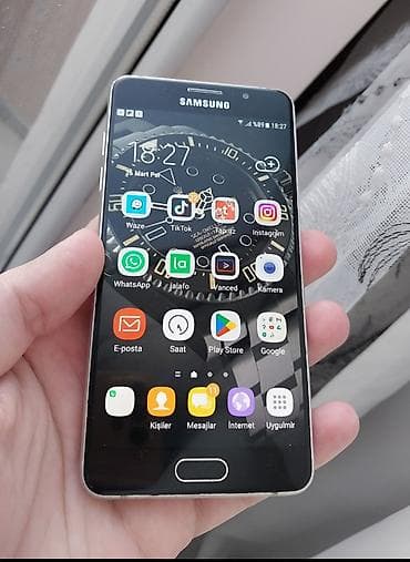 Samsung Galaxy A5 2016, 16 GB, rəng - Qara, Barmaq izi