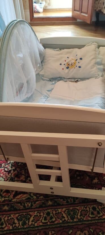 3d ручка в баку: Для девочки и мальчика, Б/у, Колыбель, С матрасом, С механизмом качания — 5
