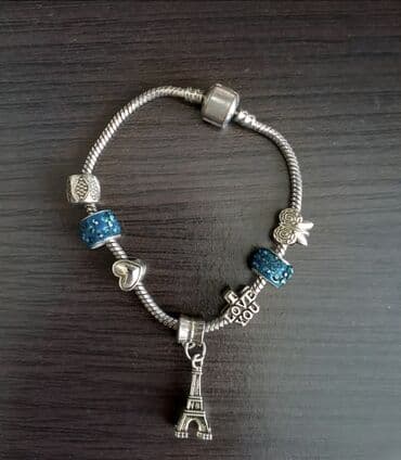 Eynəklər: Gümüş rəngində paslanmayan, rəngi getməyən charm qolbaq. Ölçü — 1