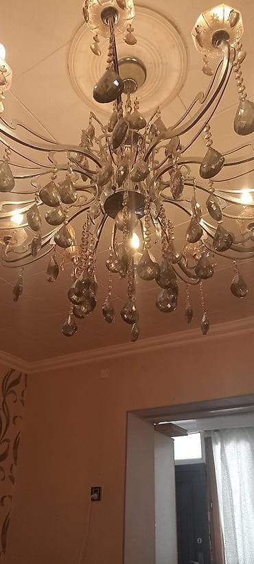 lyusturlar: Çılçıraq, 10 və daha çox lampa, Metal — 2