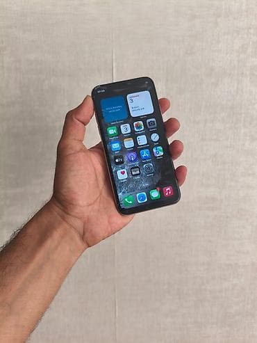 apple mac: IPhone X, 64 GB, Gümüşü, Qırıq — 3