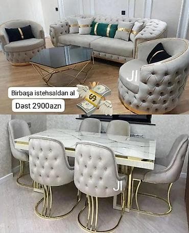 Divan və masa dəstləri