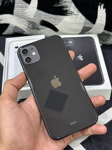 IPhone 11, 128 GB, Qara, Face ID