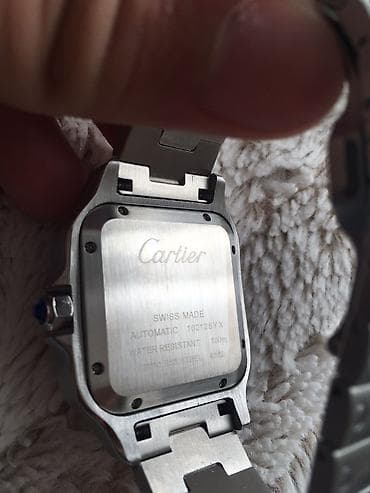 bil: Cartier Santos avtomatik kişi saatı - Korpus: paslanmayan polad — 4