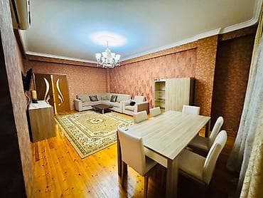 guneslide kiraye: 3 otaq, 130m2, Əsəd Əsəfov küçəsi bravonun yanı. Ailəlilər və iş — 1