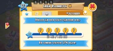 Süd sağan aparatlar: Oyun hesabı – Hay Day (Supercell) - Səviyyə: 173 (növbəti səviyyə 174 — 1