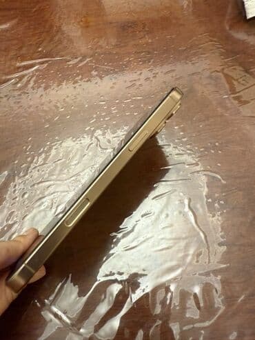 iphone 16 pro max qiymət: IPhone 16 Pro Max, 256 GB, Matte Gold, Face ID — 1