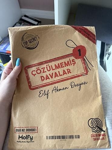 Molfy “Çözülməmiş Davalar – 1: Elif Akman Dosyası” stolüstü dedektiv — 1