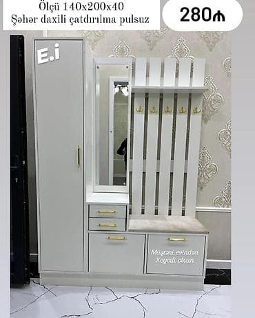 ayaqabl dolabl: Dəhliz dolabı Yep yeni 280 azn rəng seçimi var çatdırılma var — 1
