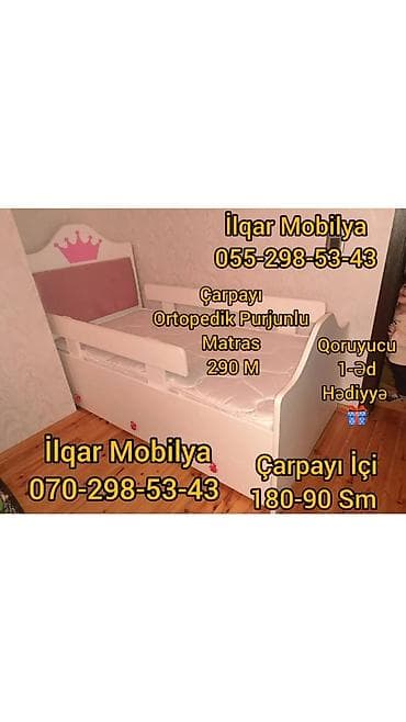 ucuz krafat: Oğlan üçün, Yeni, Çarpayı, Bazasız, Matrassız, Siyirməsiz — 7