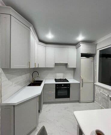 кухонная мебель на заказ в баку цены: Кухонный гарнитур на заказ, Самозакрывающие петли, МДФ, Нет кредита, Бесплатная доставка — 3