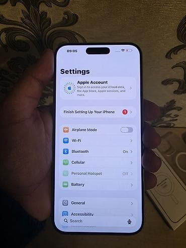 iphone adapteri: IPhone 15 Pro Max, 256 GB, White Titanium, Simsiz şarj, Face ID, Sənədlərlə — 5