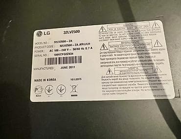 tv islenmis: İşlənmiş Televizor LG LED ekran 32" Ünvandan götürmə, Ödənişli çatdırılma, Rayonlara çatdırılma — 2