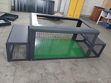 it alanlar: Metall qəfəs–tunel tipli heyvan bölməsi - Material: qalın metal — 1