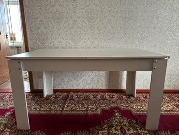 Qonaq masası, Yeni, Açılmayan, Taxta, Dördbucaq masa