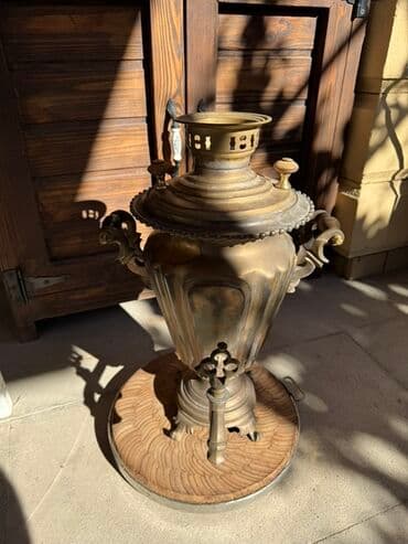 Antik mis samovar – iri ölçülü, dekorativ və funksional kolleksiya