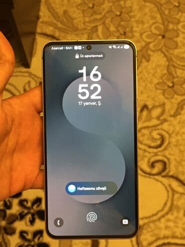 Samsung Galaxy S25, 128 GB, Zəmanət, Sensor, Barmaq izi