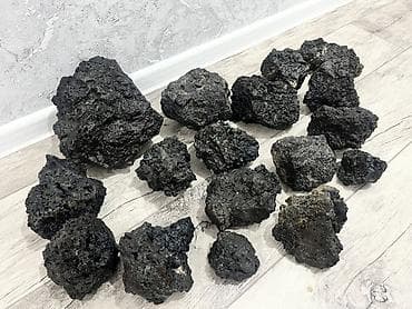 sani keci: Akvaryum üçün təbii lavalı daşlar - Material: vulkanik lava - Rəng — 6