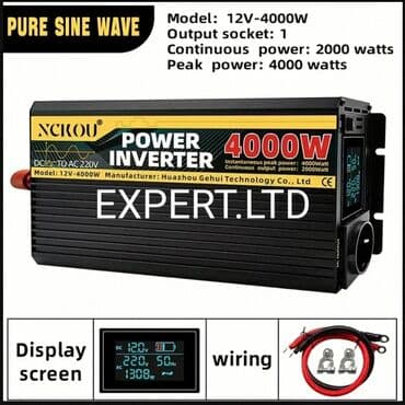 чехлы на автомобиль: Yeni Inverter, 1500-3000 Vt, Rayonlara çatdırılma, Ünvandan götürmə, Ödənişli çatdırılma — 12